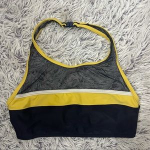 SPEEDO Bikini top 10 L mesh neck holder retro vtg